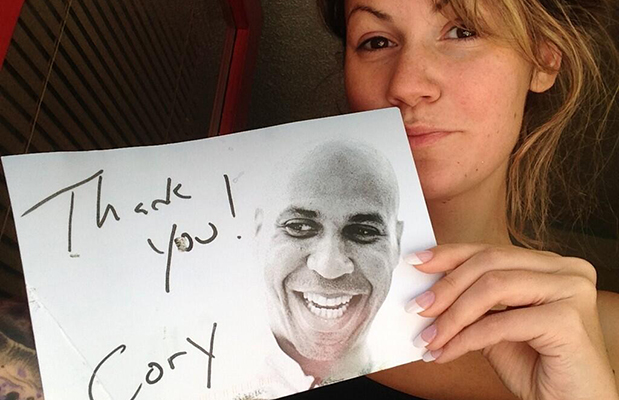 I so don’t care about Cory Booker. I so do care about @lynsielee – here’s why