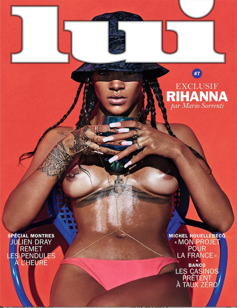 Rihanna Is Nude in Lui Magazine by Mario Sorrenti