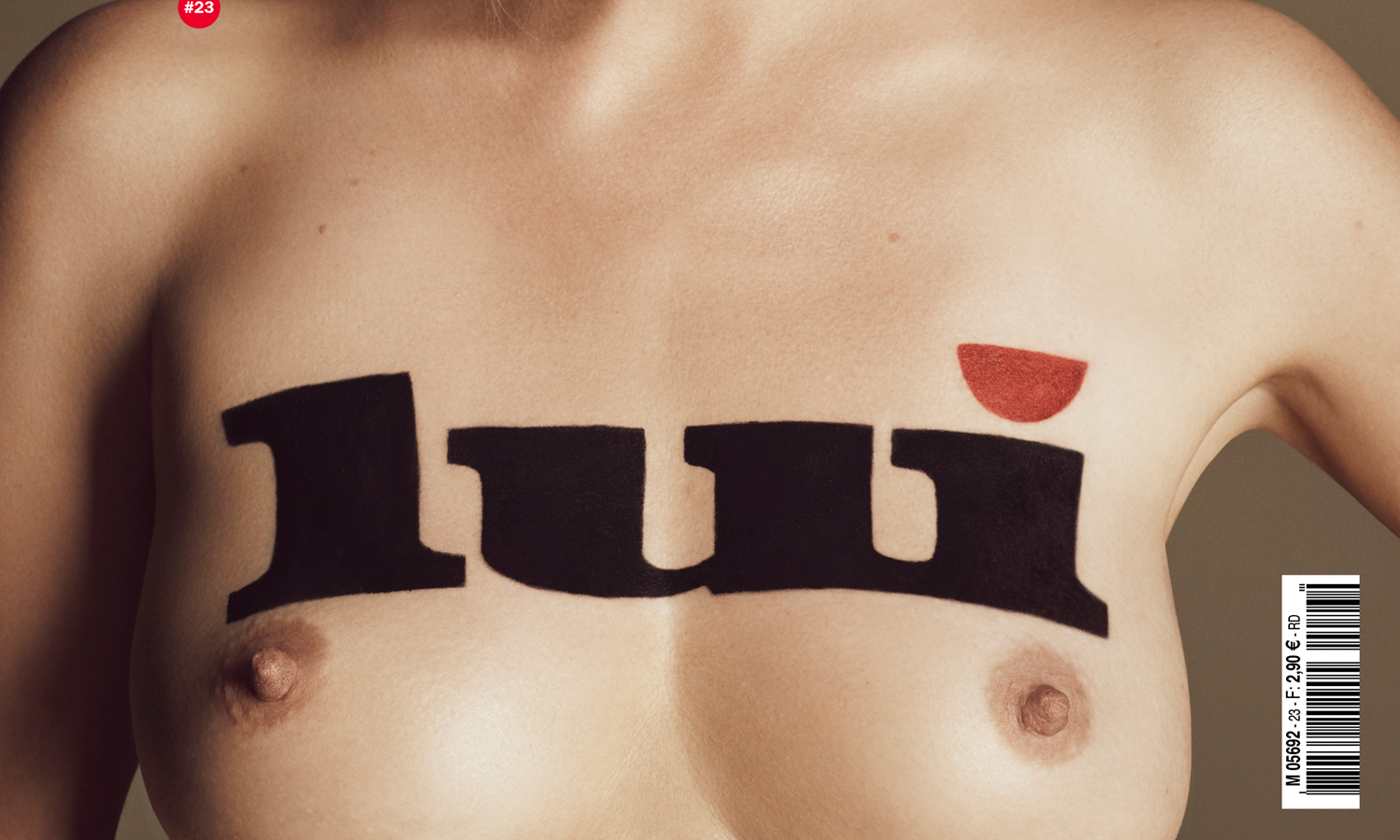 12 Top Models Go Topless for Lui Magazine Covers. Merry Christmas!